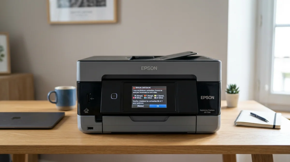 comment désactiver la protection des cartouches epson sur mon imprimante