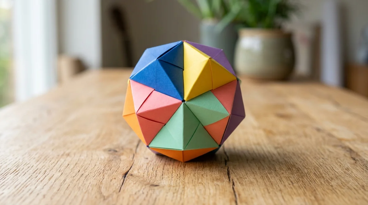 comment faire une boule en papier 3d
