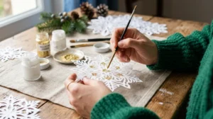 comment faire des flocons de neige en papier