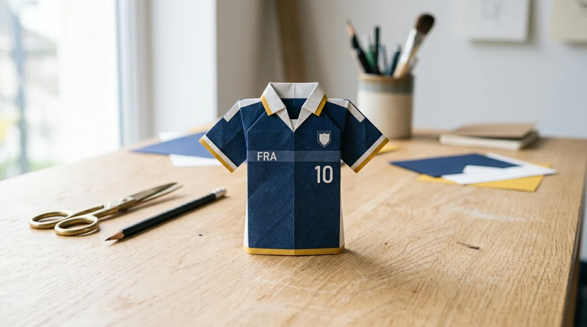 Comment faire un maillot de foot en papier